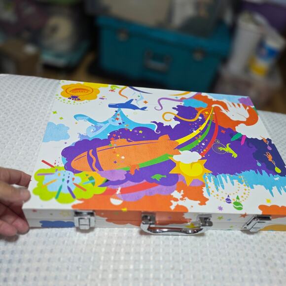 CRAYOLA CRAYON MARKER COLORED PENCIL CASE - Picture 1 of 4